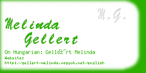 melinda gellert business card